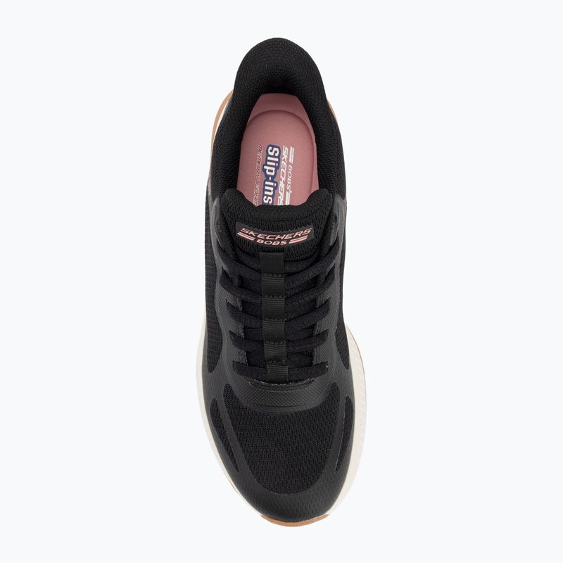Dámska obuv SKECHERS Bobs Squad 4 Staple Look black 5