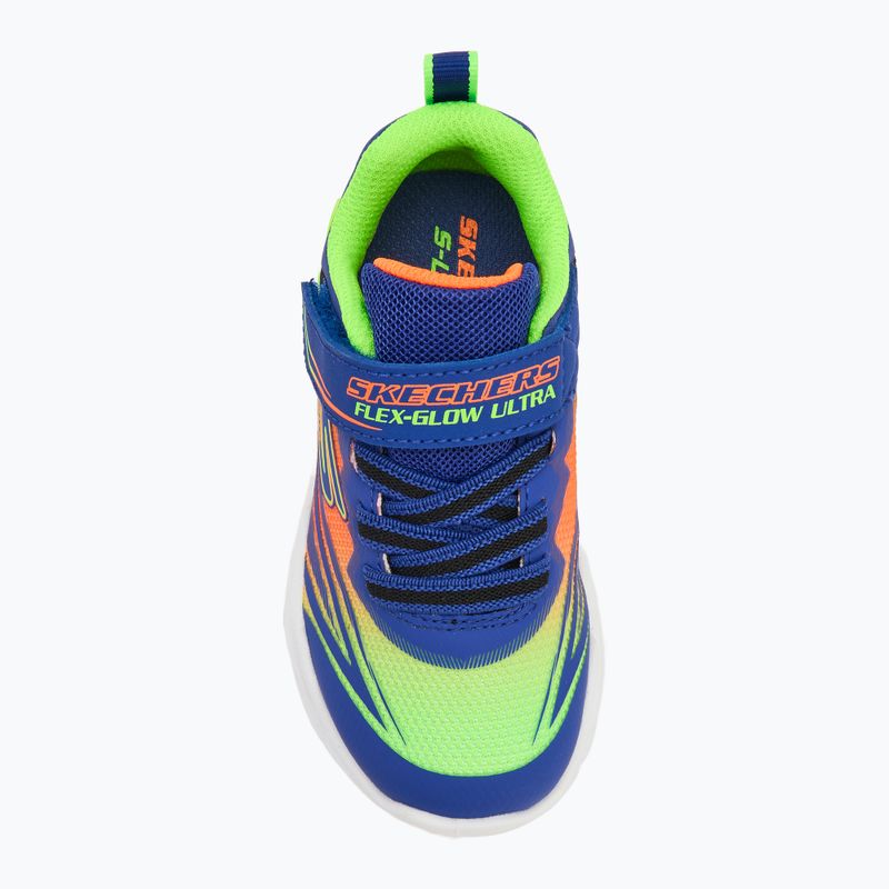 Detské topánky SKECHERS Flex-Glow Ultra blue/mint 5