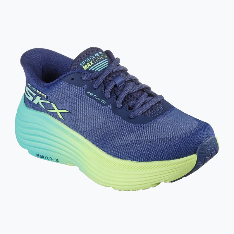 Dámske bežecké topánky SKECHERS Max Cushioning Endeavour Hallandale navy/lime