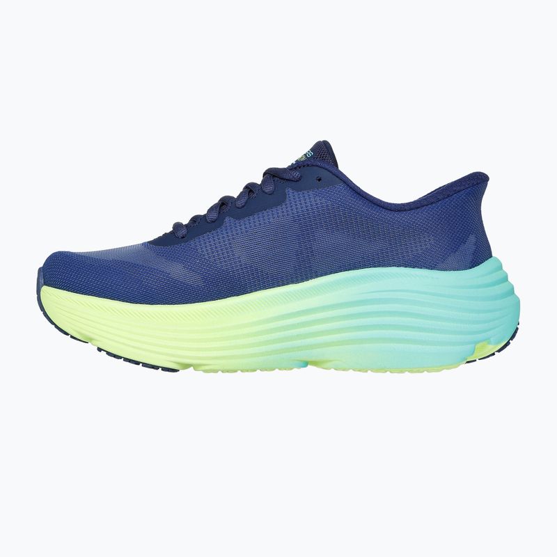 Dámske bežecké topánky SKECHERS Max Cushioning Endeavour Hallandale navy/lime 3
