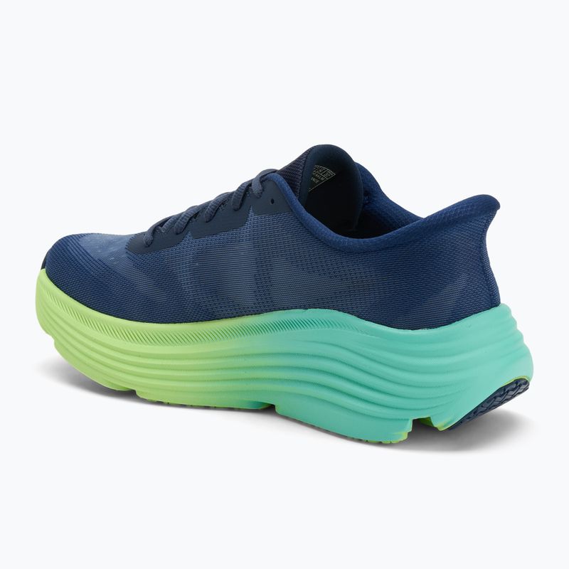 Dámske bežecké topánky SKECHERS Max Cushioning Endeavour Hallandale navy/lime 3