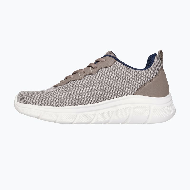Pánske topánky Skechers Bobs Sport B Flex Icy Edge taupe 3