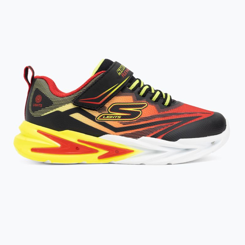 Detské topánky SKECHERS Flex-Glow Ultra black/red 2