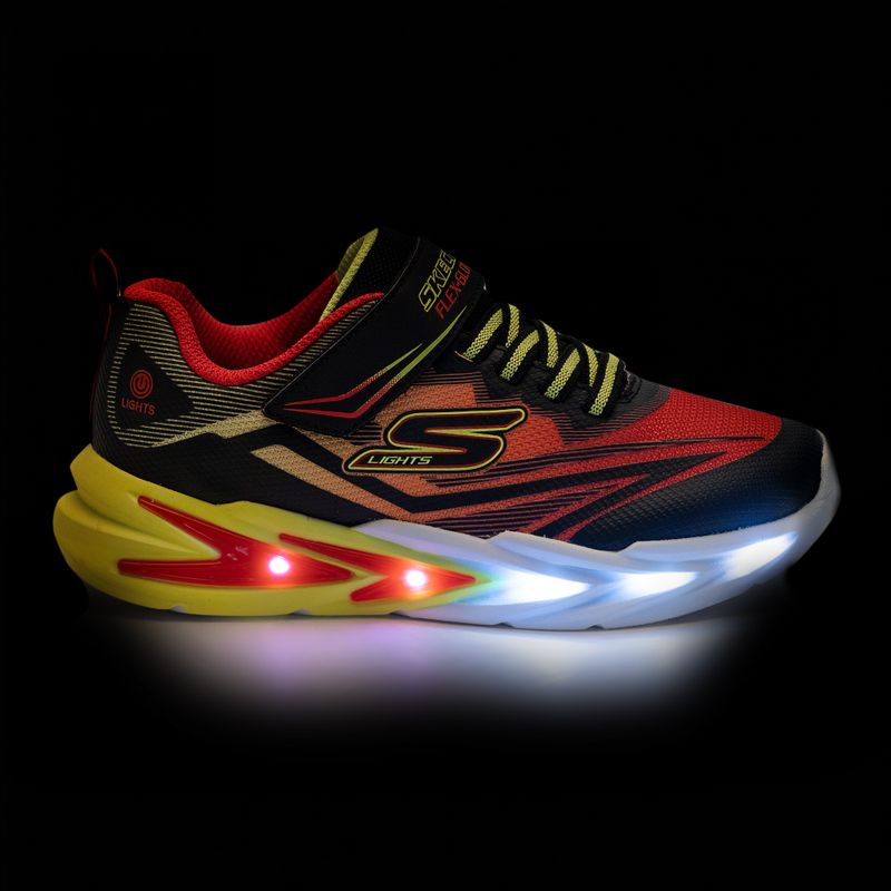 Detské topánky SKECHERS Flex-Glow Ultra black/red 8