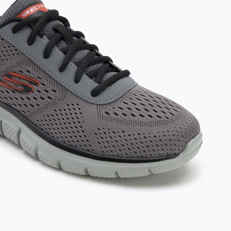 Pánske topánky Skechers Track Leshur charcoal/orange 7