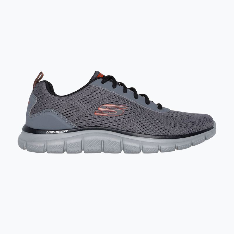 Pánske topánky Skechers Track Leshur charcoal/orange 2