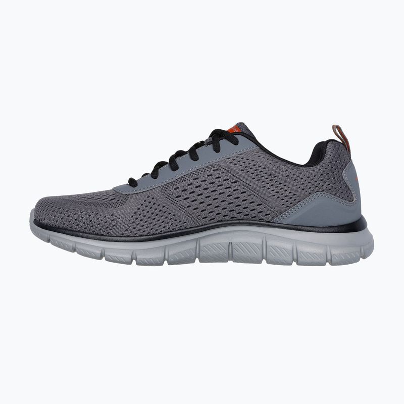 Pánske topánky Skechers Track Leshur charcoal/orange 3