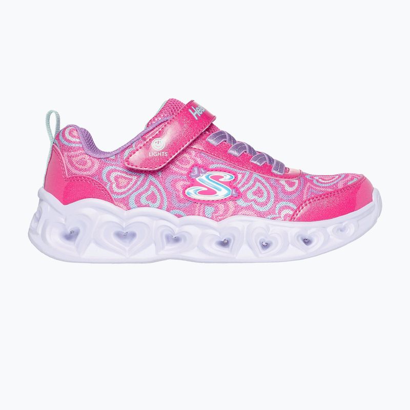Detské topánky SKECHERS Heart Lights Boogie Love hot pink/multi 2