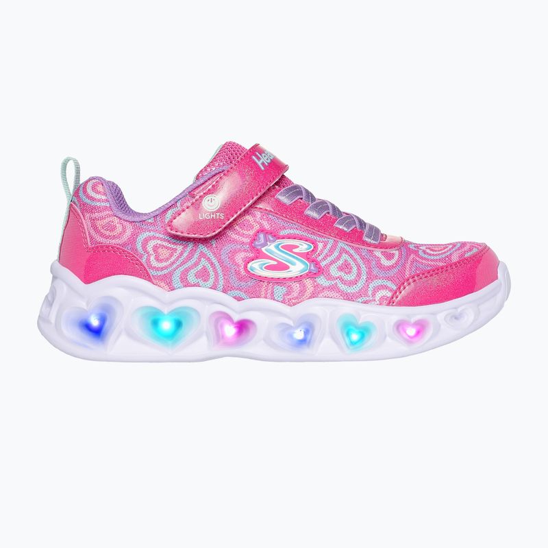 Detské topánky SKECHERS Heart Lights Boogie Love hot pink/multi 3