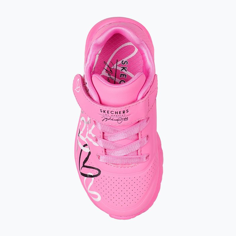 Detské topánky SKECHERS Uno Lite Love Levitate hot pink/multi 5