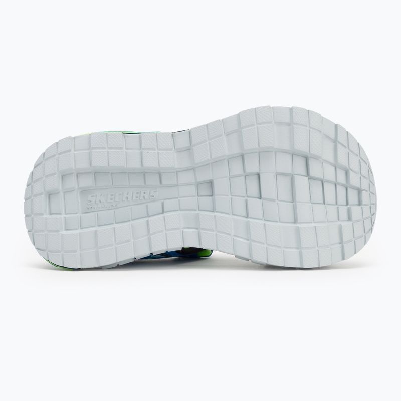 Detské sandále SKECHERS Mega Splash black/blue/lime 4