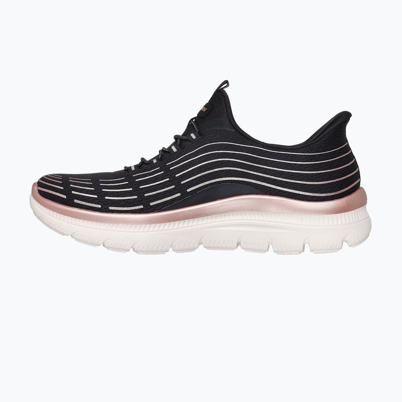 Dámske topánky SKECHERS Summits Plus Soft Luster black/rose gold 10