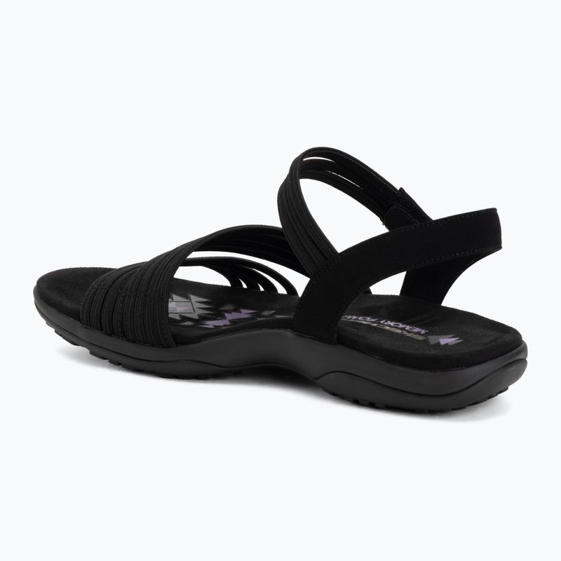 Dámske sandále SKECHERS Reggae Slim Coffee Run black 3
