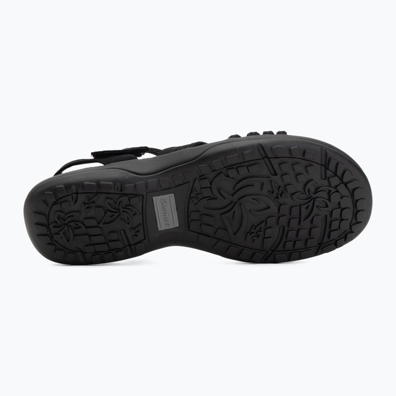 Dámske sandále SKECHERS Reggae Slim Coffee Run black 4
