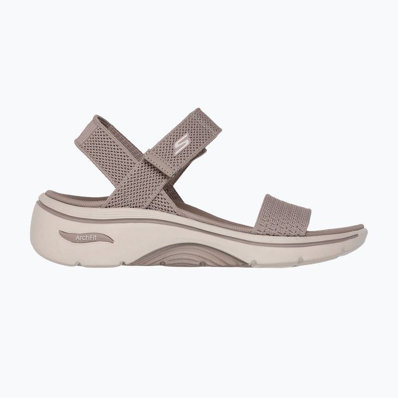 Dámske sandále SKECHERS Go Walk Arch Fit 2.0 taupe