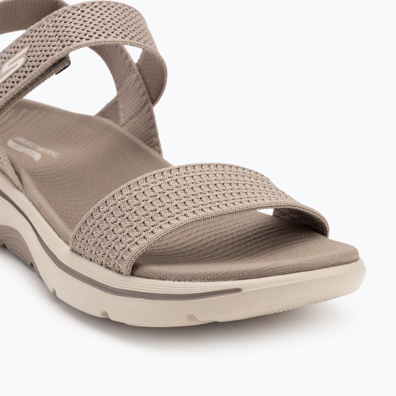 Dámske sandále SKECHERS Go Walk Arch Fit 2.0 taupe 7