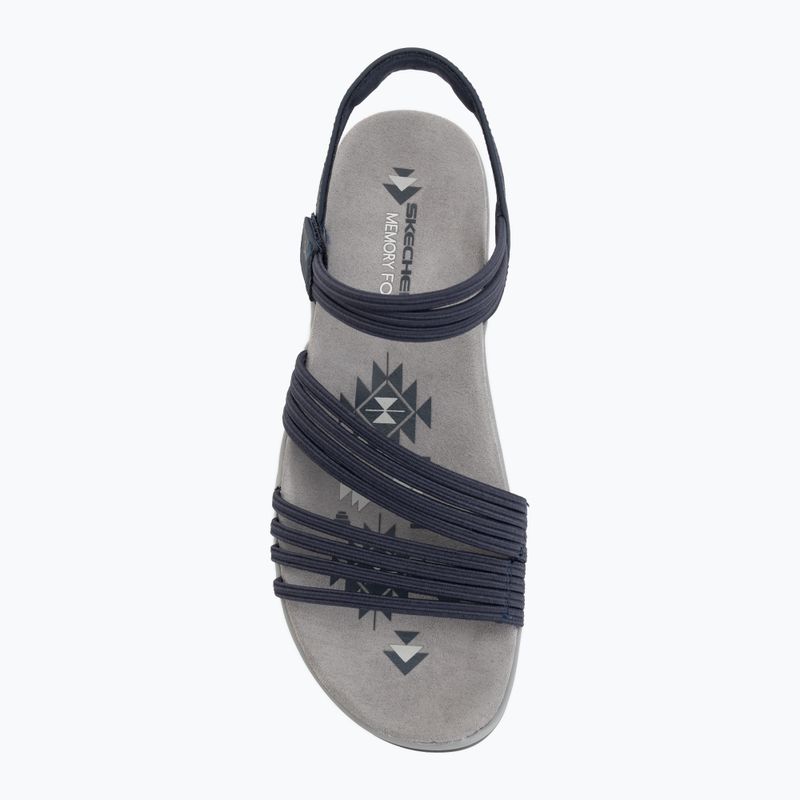 Dámske sandále SKECHERS Reggae Slim Coffee Run blue 5
