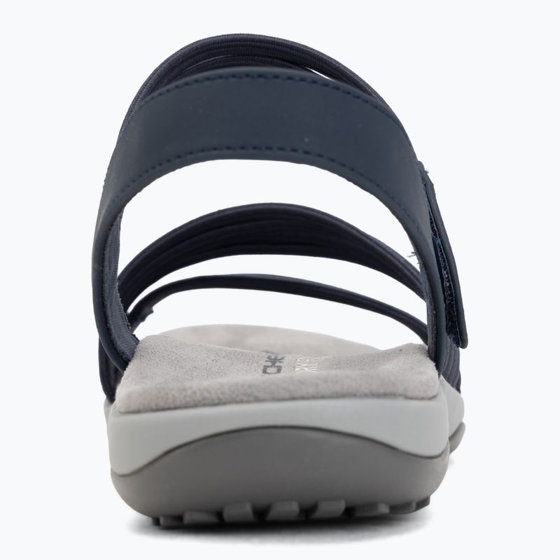 Dámske sandále SKECHERS Reggae Slim Coffee Run blue 6