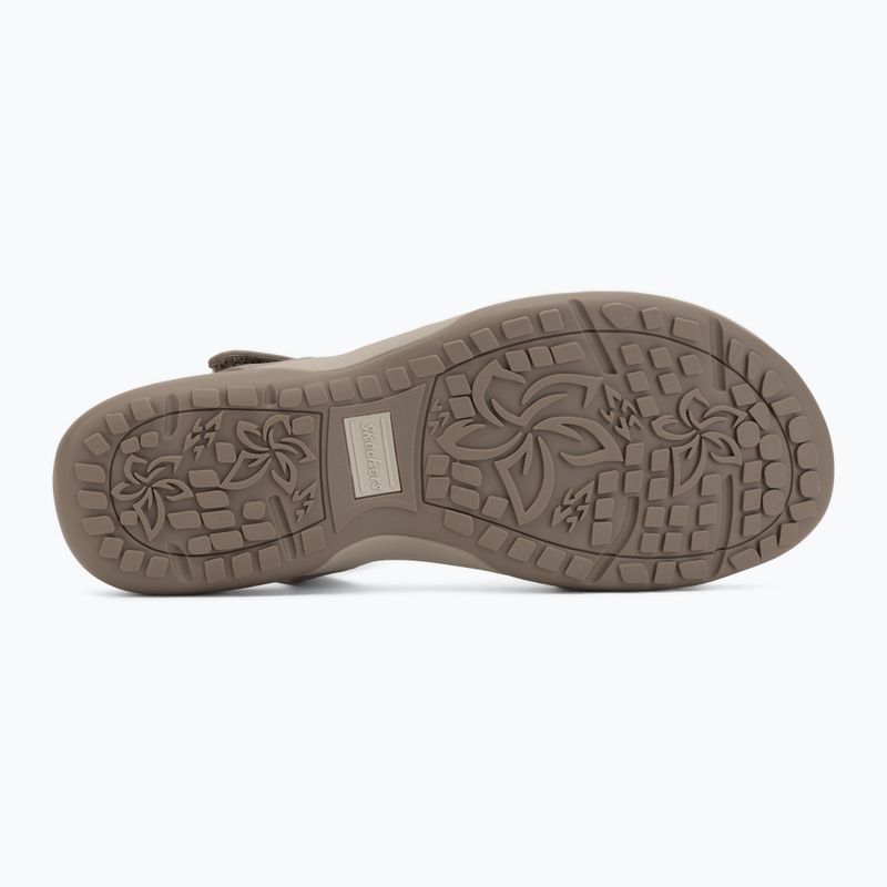 Dámske sandále SKECHERS Reggae Slim Coffee Run gray 4