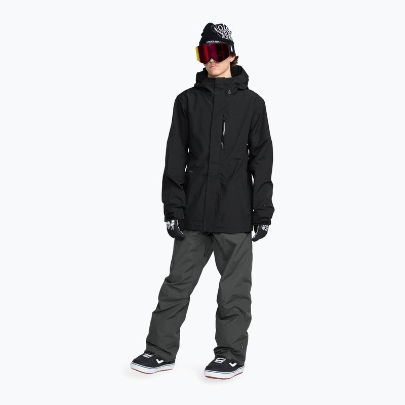 Pánska snowboardová bunda Volcom L Insulated GTX black 2