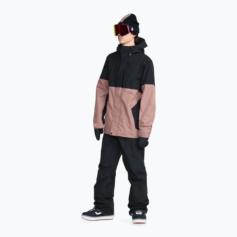 Pánska snowboardová bunda Volcom L Insulated GTX mauve 2