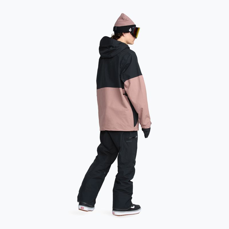 Pánska snowboardová bunda Volcom L Insulated GTX mauve 4
