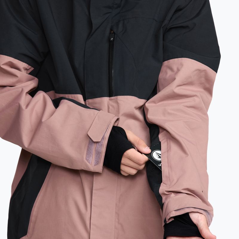 Pánska snowboardová bunda Volcom L Insulated GTX mauve 6