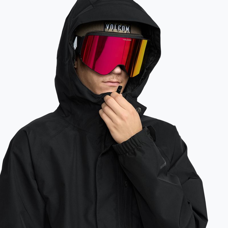 Pánska snowboardová bunda Volcom Dua Insulated GTX black 5