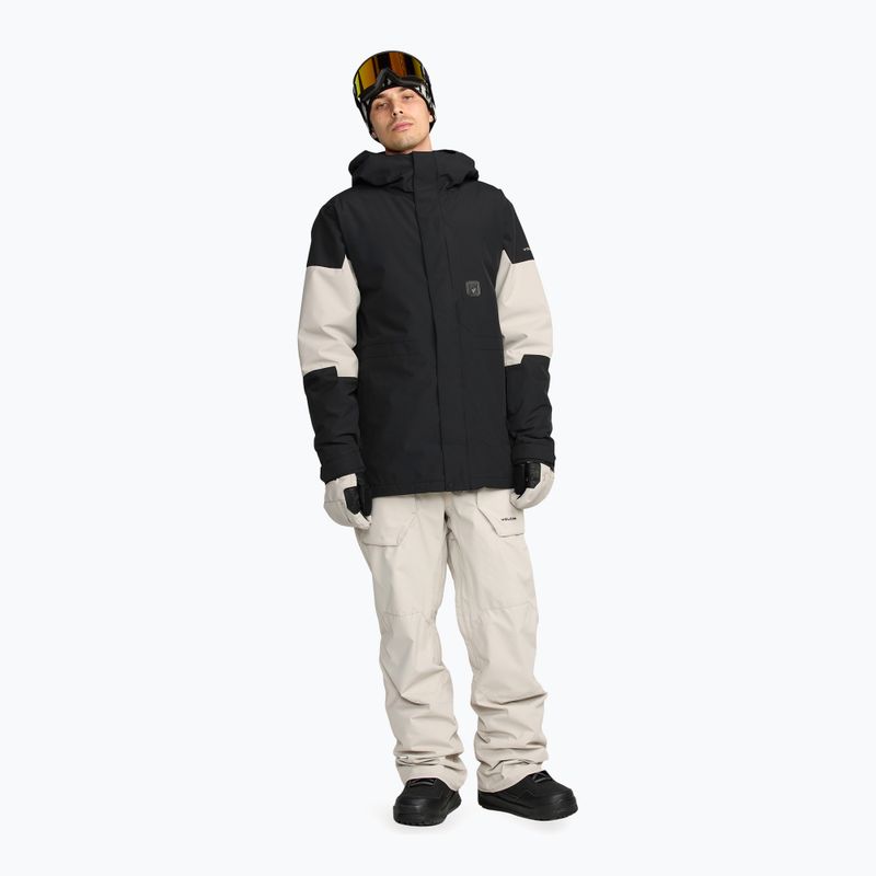 Pánska snowboardová bunda Volcom Primary Insulated black 2