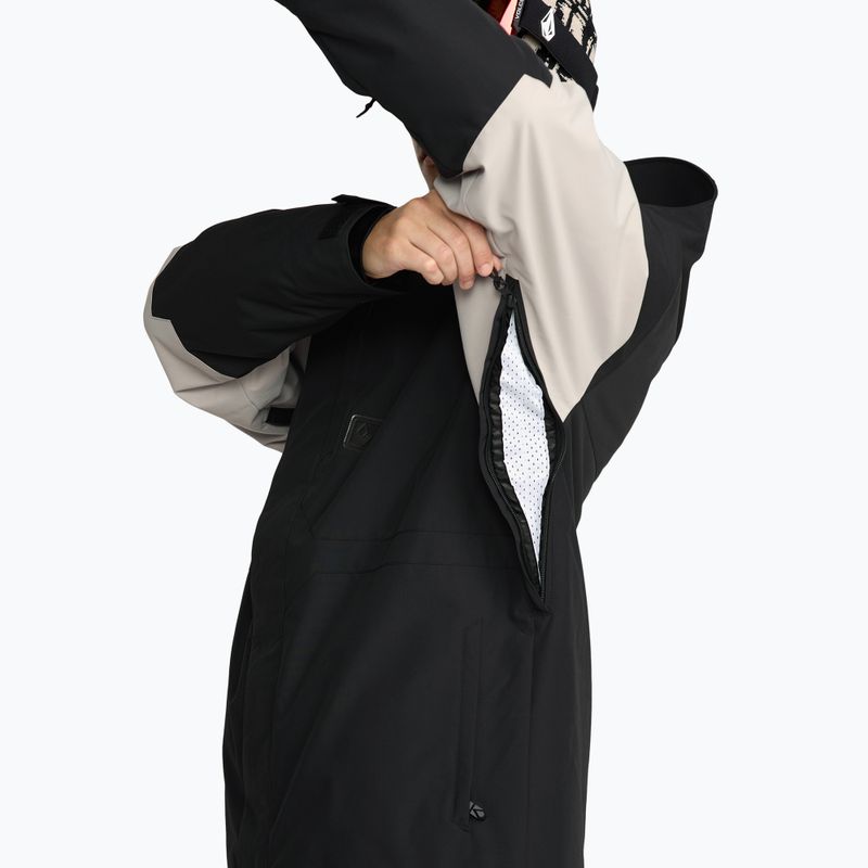 Pánska snowboardová bunda Volcom Primary Insulated black 7