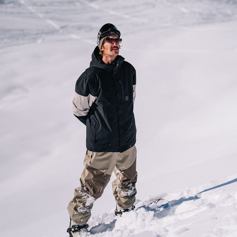 Pánska snowboardová bunda Volcom Primary Insulated black 9