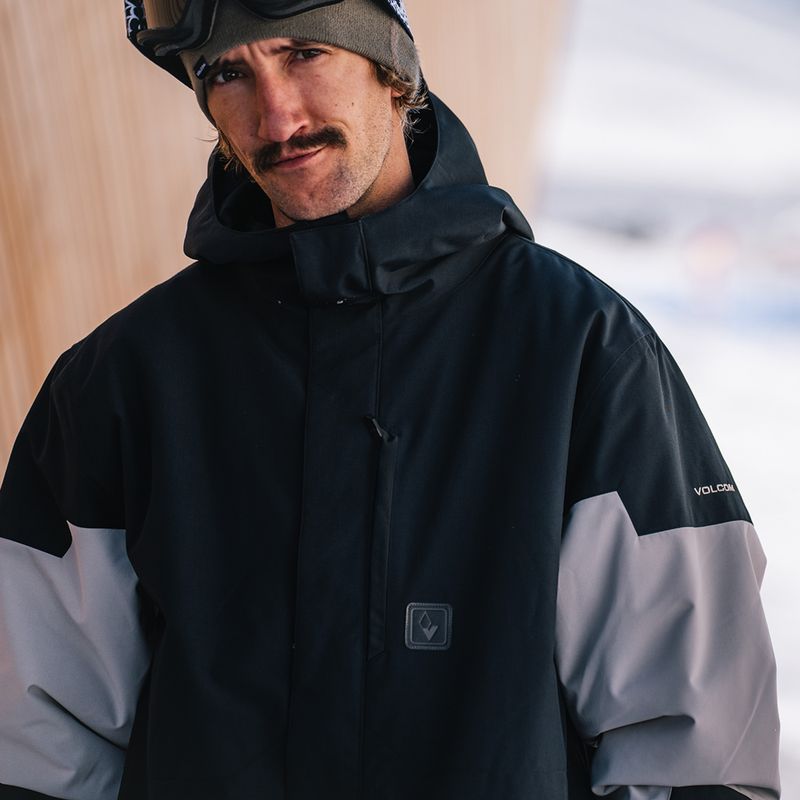 Pánska snowboardová bunda Volcom Primary Insulated black 10