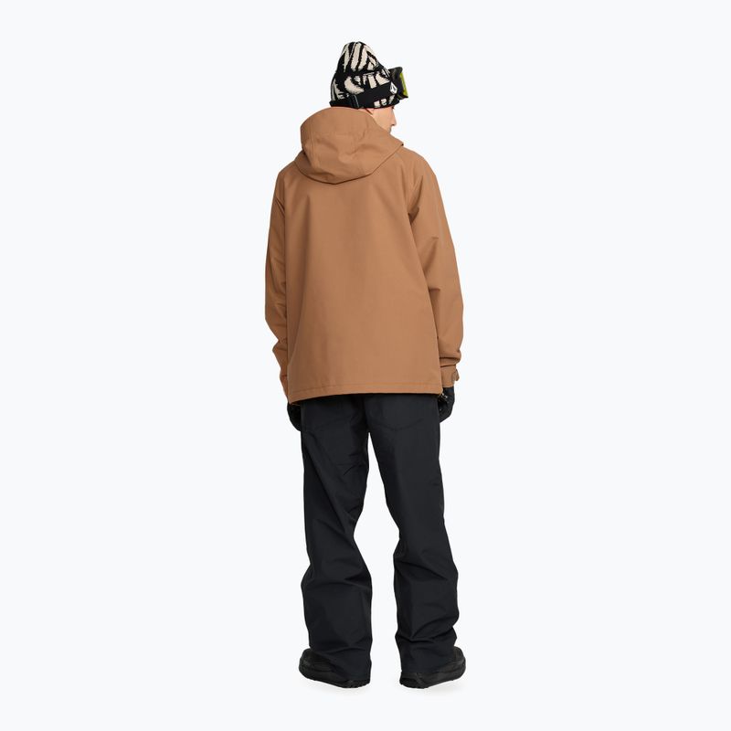 Pánska snowboardová bunda Volcom 2836 Insulated terra brown 4