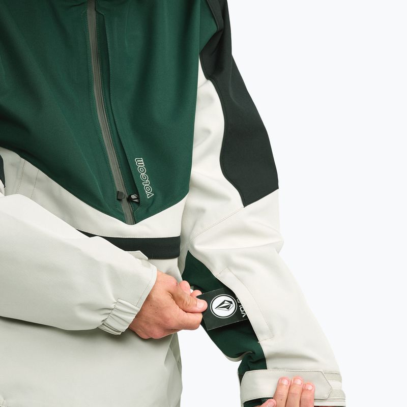 Pánska snowboardová bunda Volcom Brighton Pullover stone 11