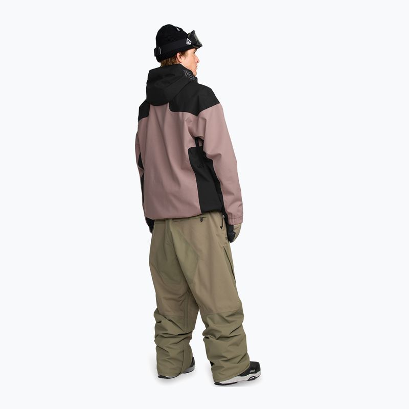 Pánska snowboardová bunda Volcom Kleveland mauve 4