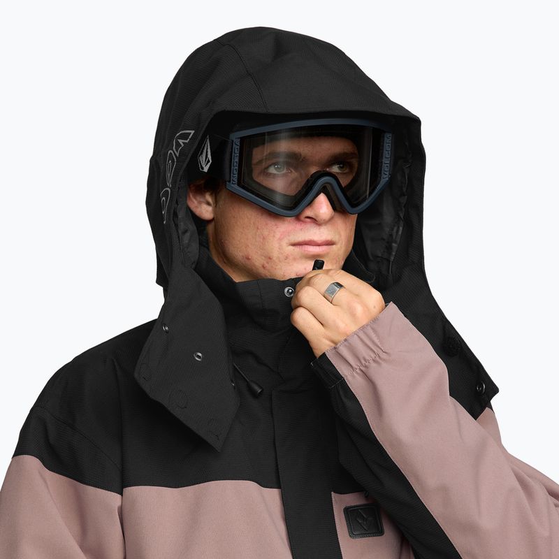 Pánska snowboardová bunda Volcom Kleveland mauve 6