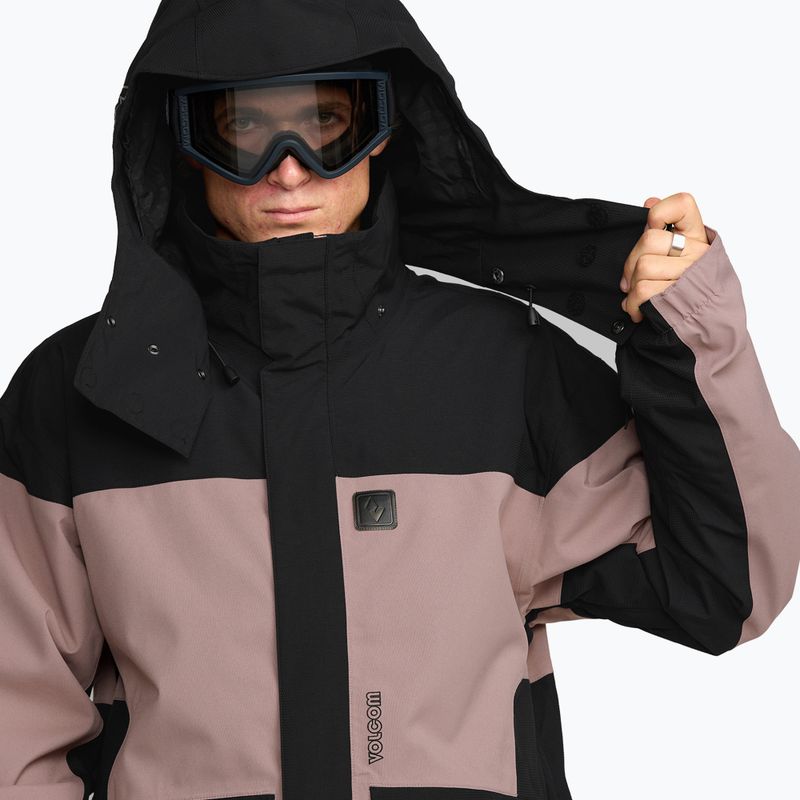Pánska snowboardová bunda Volcom Kleveland mauve 7