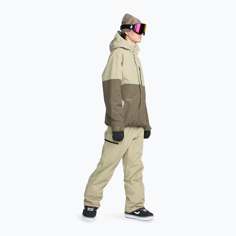 Pánske snowboardové nohavice Volcom L GTX moss green 2