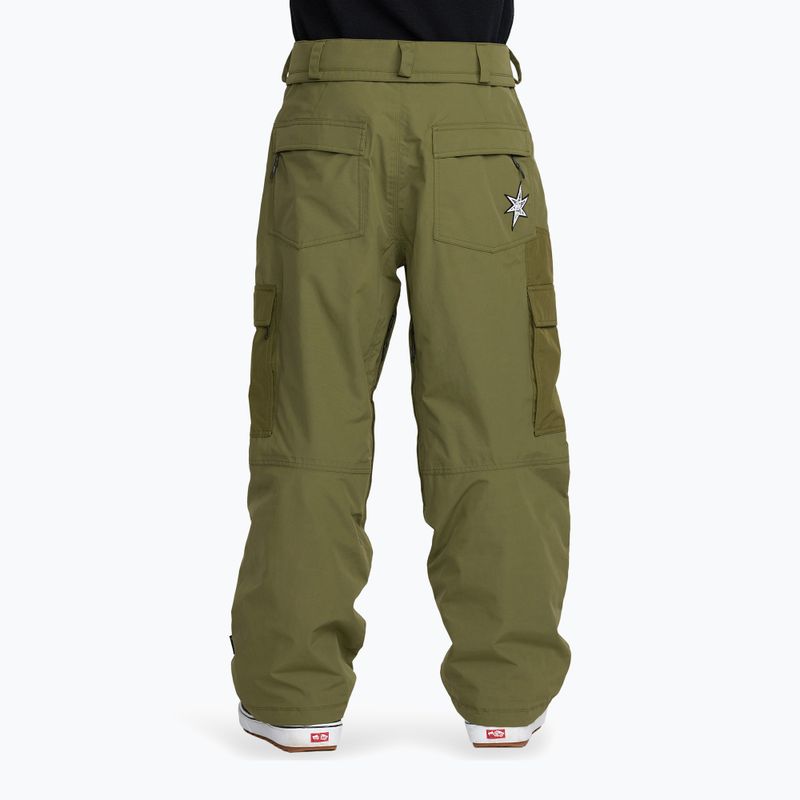 Pánske snowboardové nohavice Volcom Longo GTX dark olive 3