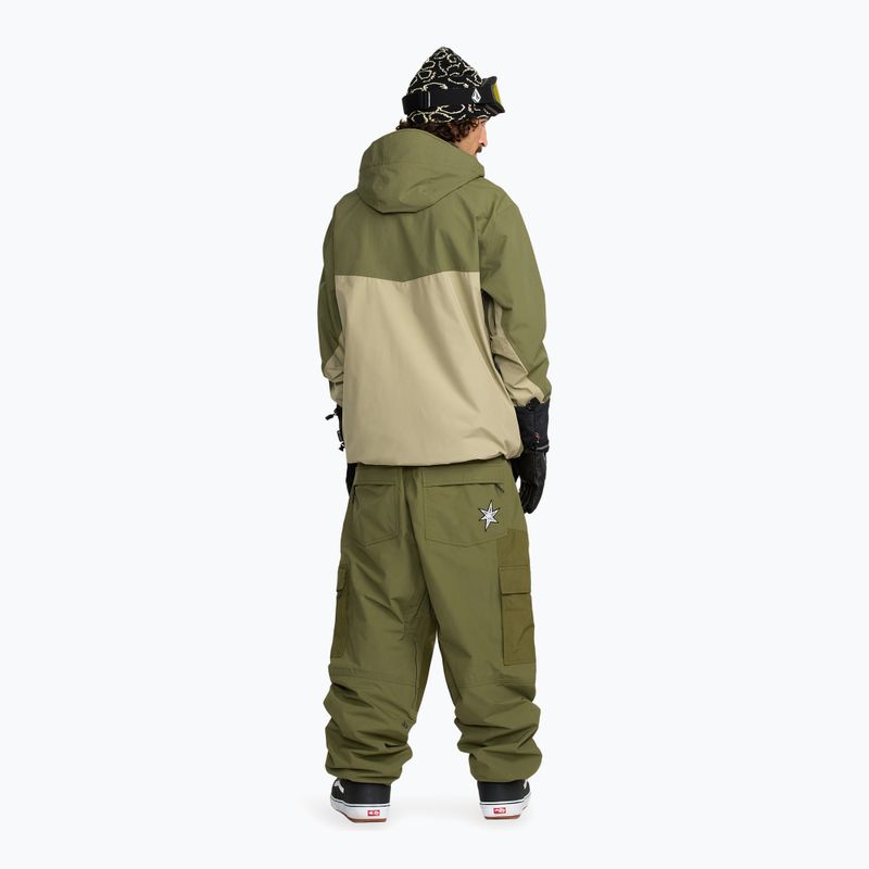 Pánske snowboardové nohavice Volcom Longo GTX dark olive 4