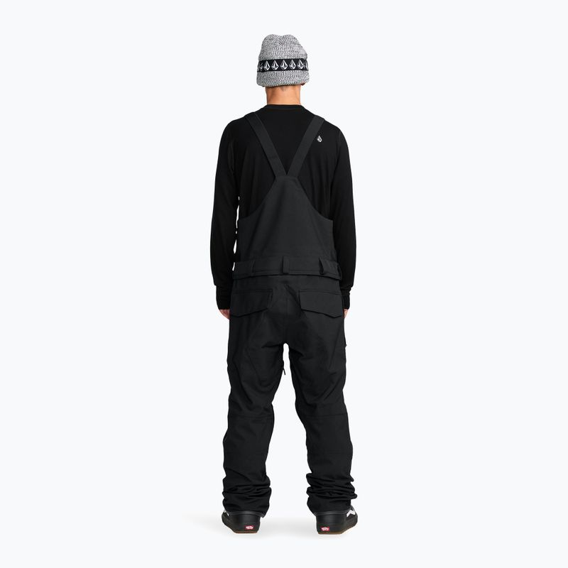 Pánske snowboardové nohavice Volcom Roan Bib Overall black 3