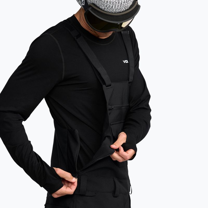 Pánske snowboardové nohavice Volcom Roan Bib Overall black 8