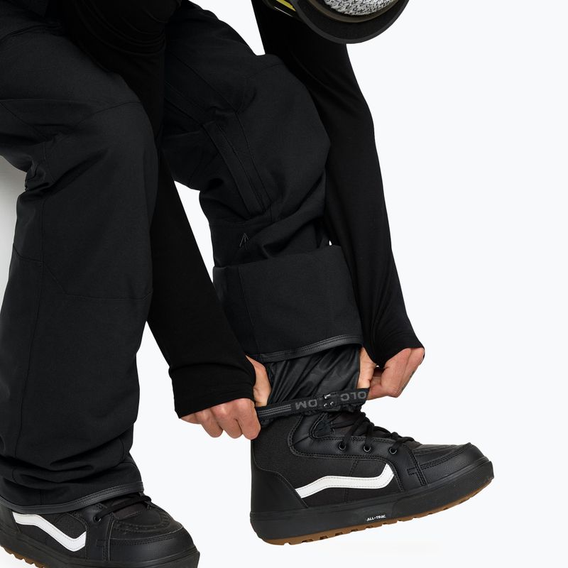 Pánske snowboardové nohavice Volcom Roan Bib Overall black 10