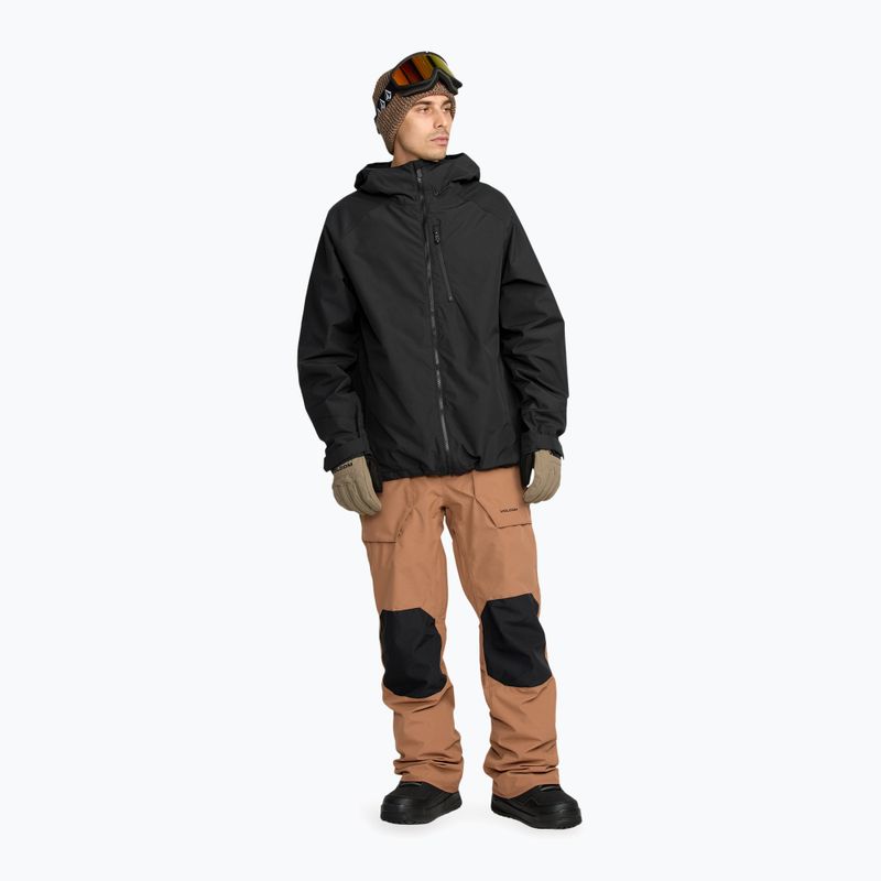 Pánske snowboardové nohavice Volcom Roan terra brown 2