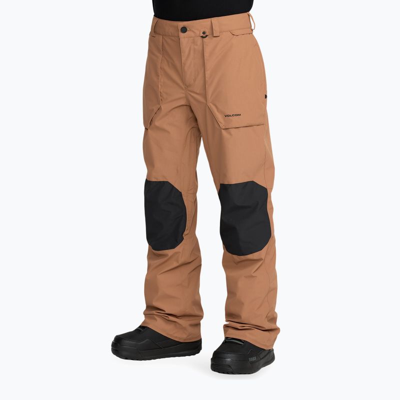 Pánske snowboardové nohavice Volcom Roan terra brown 5