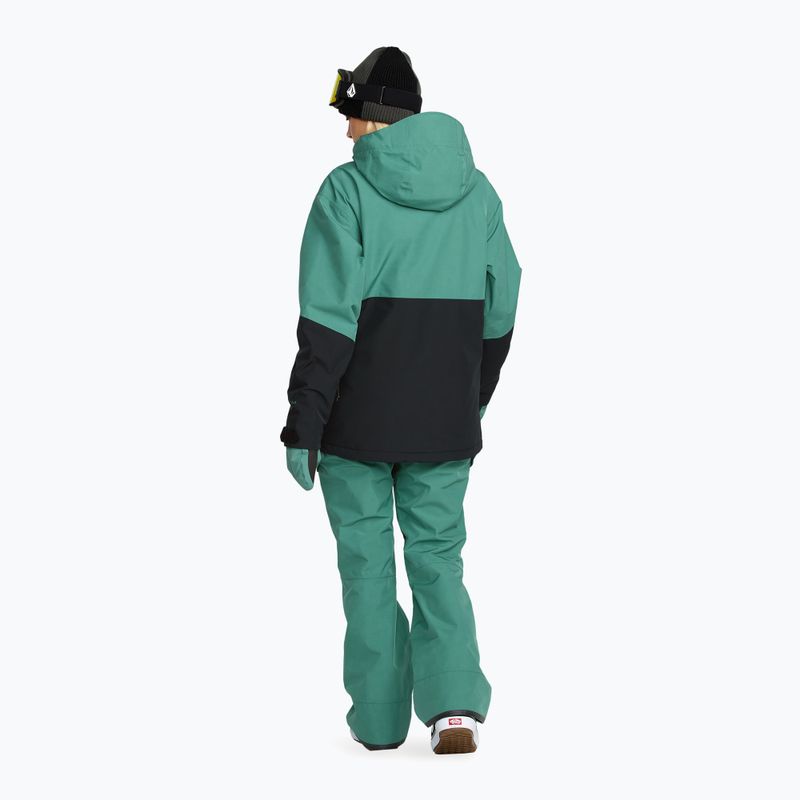 Dámska snowboardová bunda Volcom Fern Insulated Gore Pullover spruce green 4