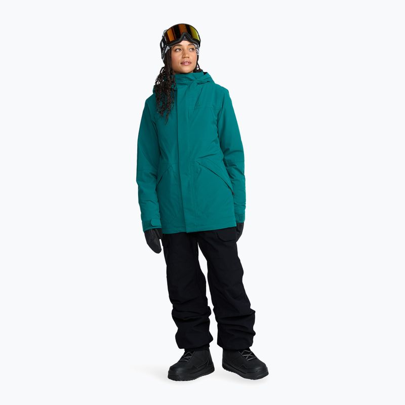 Dámska snowboardová bunda Volcom Shelter 20K 3D Stretch Atlantic Deep 2
