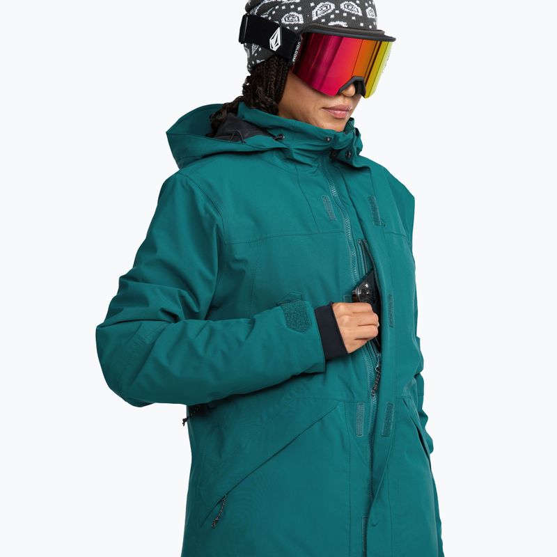 Dámska snowboardová bunda Volcom Shelter 20K 3D Stretch Atlantic Deep 6