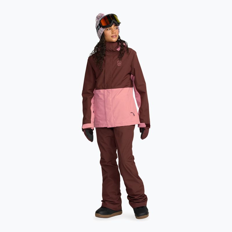 Dámska lyžiarska bunda Volcom Bolt Insulated oxblood 2