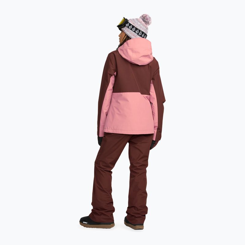 Dámska lyžiarska bunda Volcom Bolt Insulated oxblood 4